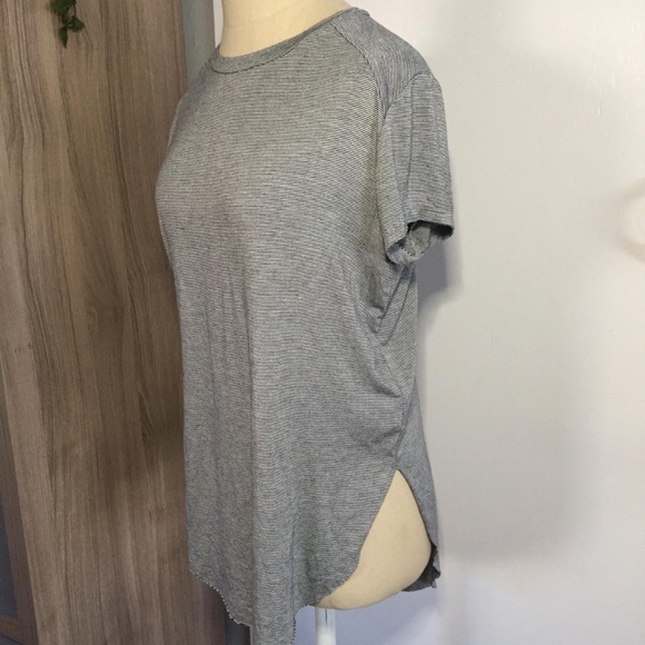 MELROSE AND MARKET Black and White Striped Tunic - Picture 6 of 6